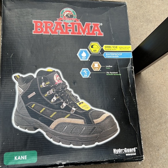 BRAHMA steel toe work boots